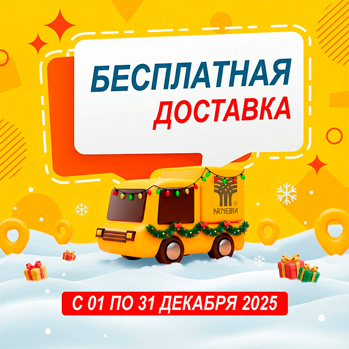 Акция ДЕКАБРЯ — бесплатная доставка весь месяц!