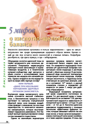 5 мифов о кислотно-щелочном балансе