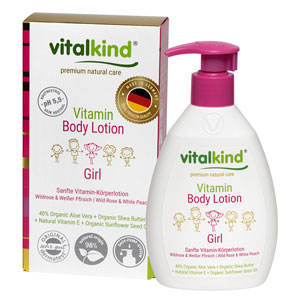 ВИТАЛКИНД Витаминное молочко для тела для девчонок, 200 мл