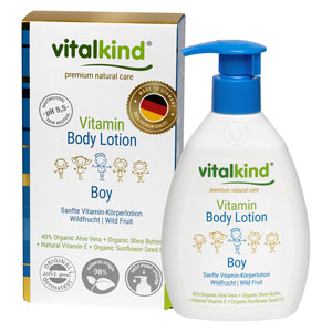 ВИТАЛКИНД Витаминное молочко для тела для мальчишек, 200 мл (до 20.02.2023 - срок годности серии в акции Sale)