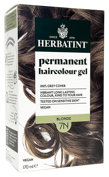 ГЕРБАТИНТ Гель-краска для волос тон 7N «БЛОНДИН», 170 мл