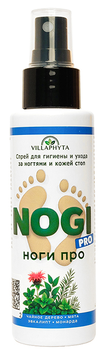 ВИЛЛАФИТА НОГИ ПРО Спрей для гигиены и ухода за ногтями и кожей стоп, 100 мл